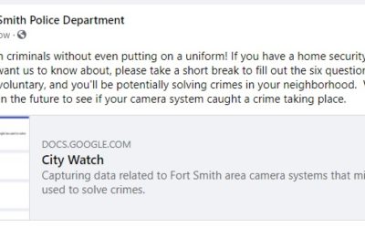 Fort Smith Police Seeks Camera Data